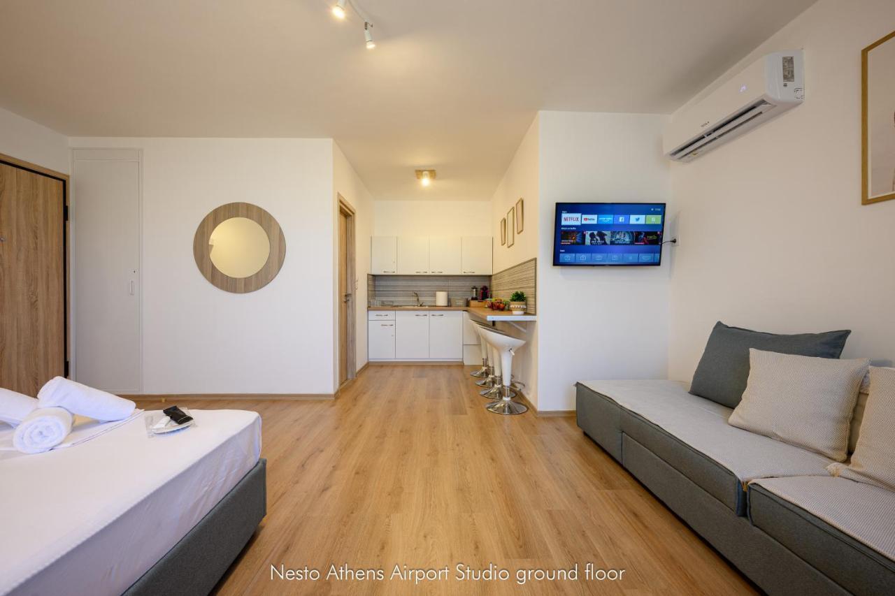 Nesto Athens Airport Zen Apartment Spata  Bagian luar foto