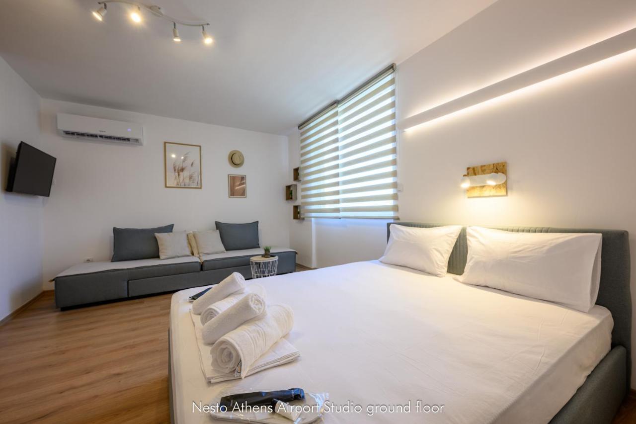Nesto Athens Airport Zen Apartment Spata  Bagian luar foto
