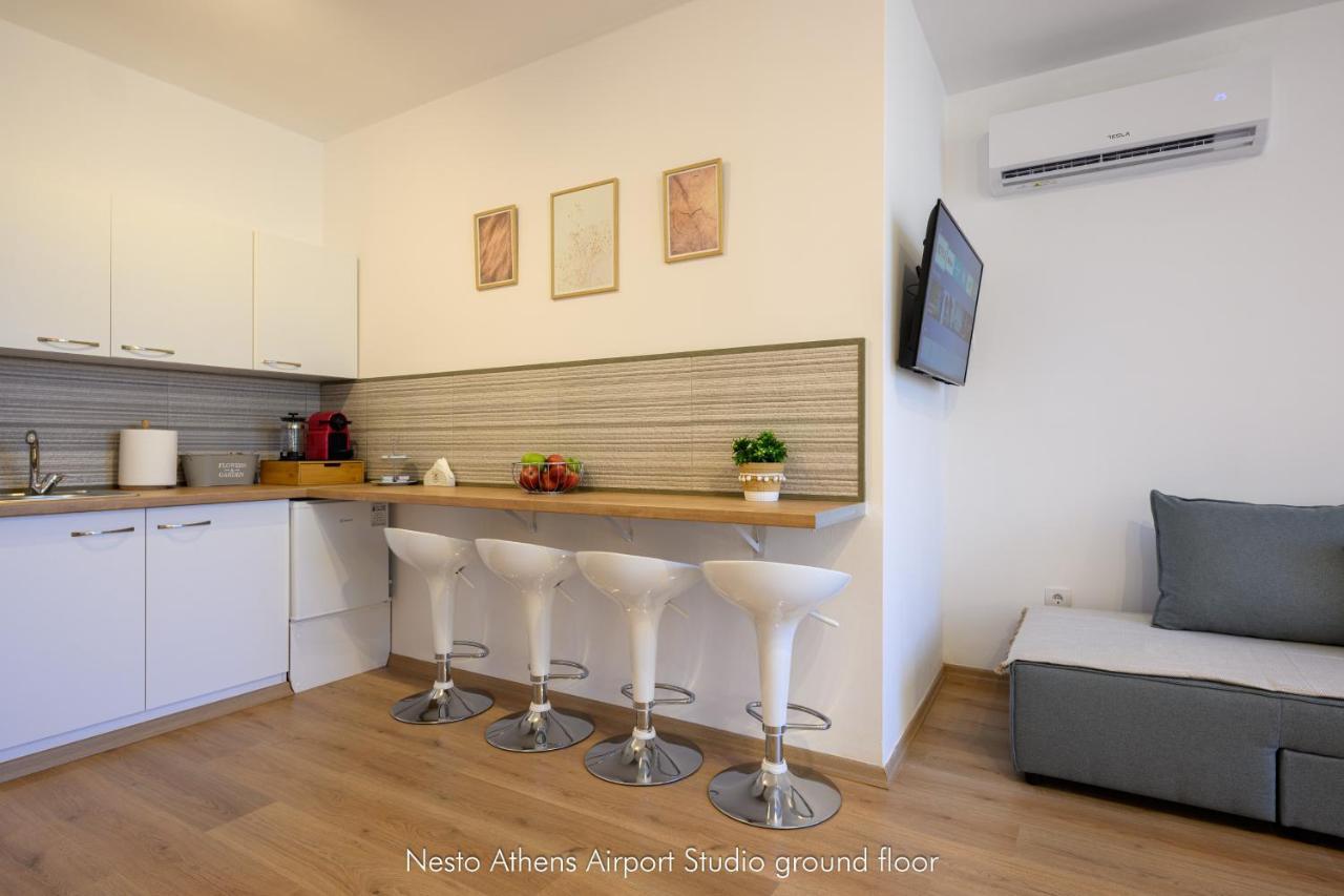 Nesto Athens Airport Zen Apartment Spata  Bagian luar foto